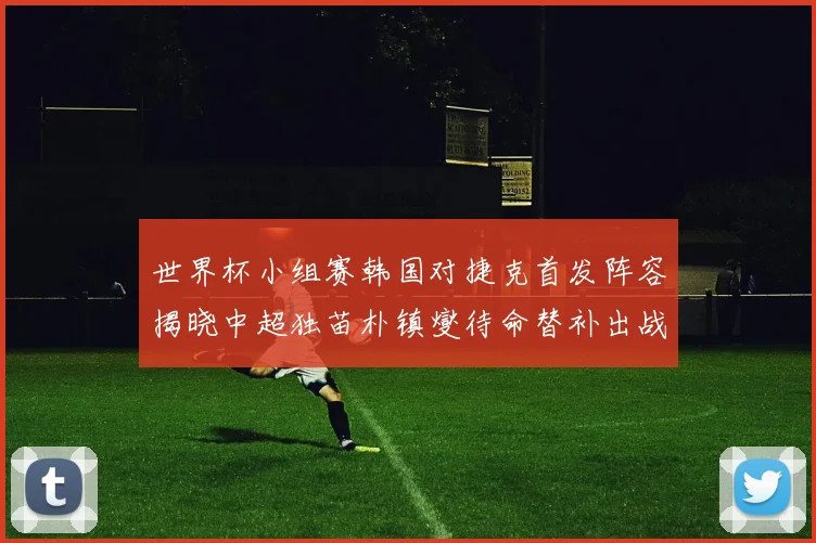 世界杯小组赛韩国对捷克首发阵容揭晓中超独苗朴镇燮待命替补出战